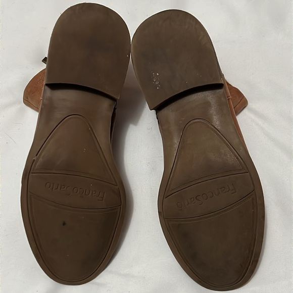 Franco Sarto Brown Leather Hoda Booties - Picture 9 of 9